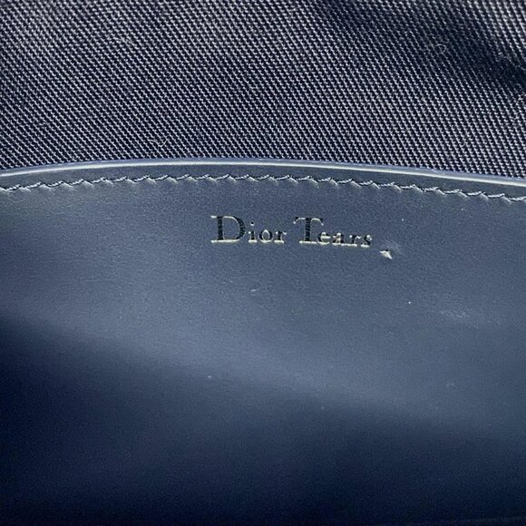 Auth DIOR/ChristianDior - 2ESCA338DDO Navy Multi Jacquard Clutch Bag - Picture 8 of 16